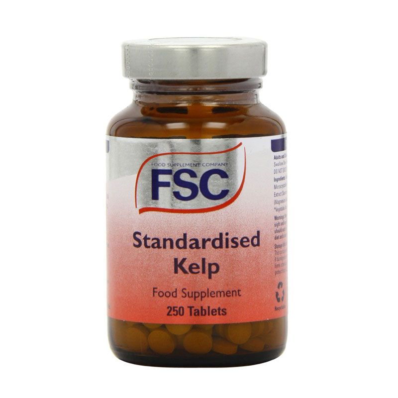 FSC Standardised Kelp 250 Tablets - Source of Iodine