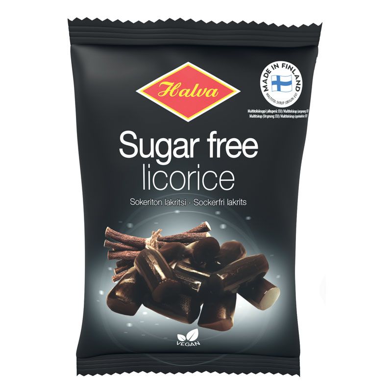 Halva Sugar Free Soft Eating Licorice 90g