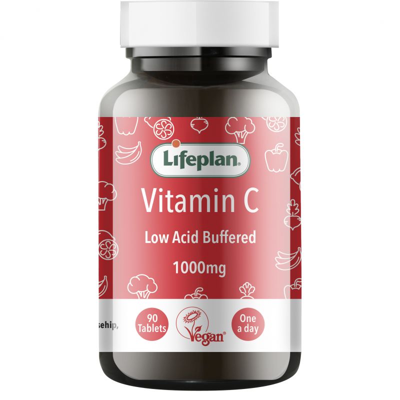 Lifeplan High Strength Low Acid Buffered Vitamin C 1000mg 90 Tablets 