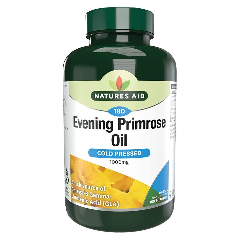 Natures Aid Evening Primrose Oil 1000mg - 180 Caps BETTER THAN HALF PRICE