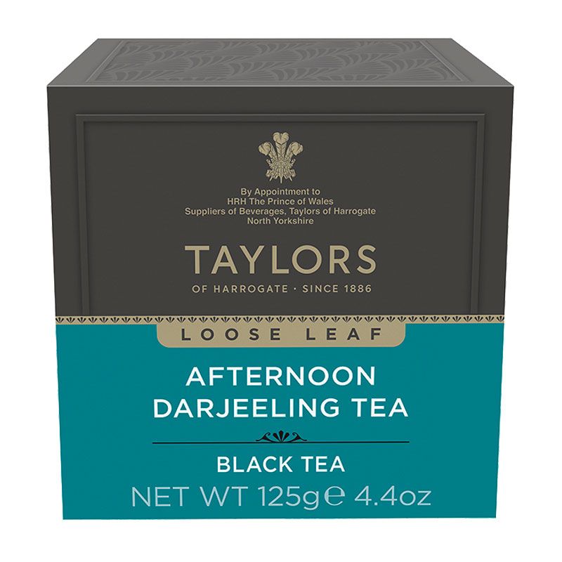 Taylors of Harrogate Afternoon Darjeeling Leaf Tea 125g Carton