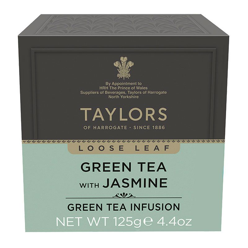 Taylors of Harrogate Green Jasmine Loose Leaf Tea 125g Carton