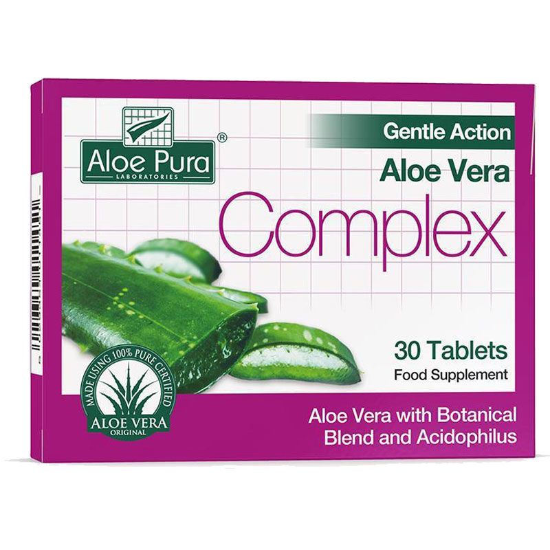 Aloe Pura GENTLE Action Aloe Vera Complex 30 Tablets 