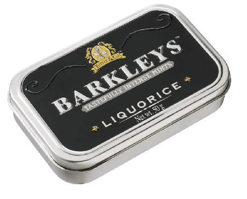 Barkleys Tastefully Intense Mints Liquorice 50g