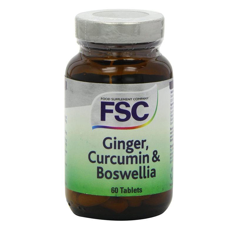FSC Ginger Curcumin & Boswellia 60 Tablets
