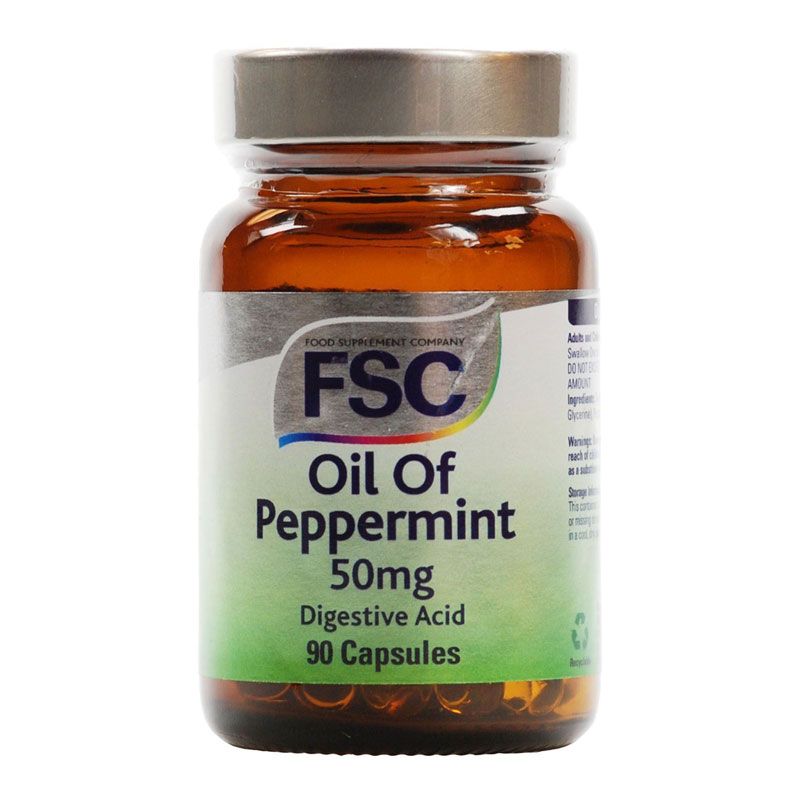 FSC Oil of Peppermint 50mg 90 Capsules  
