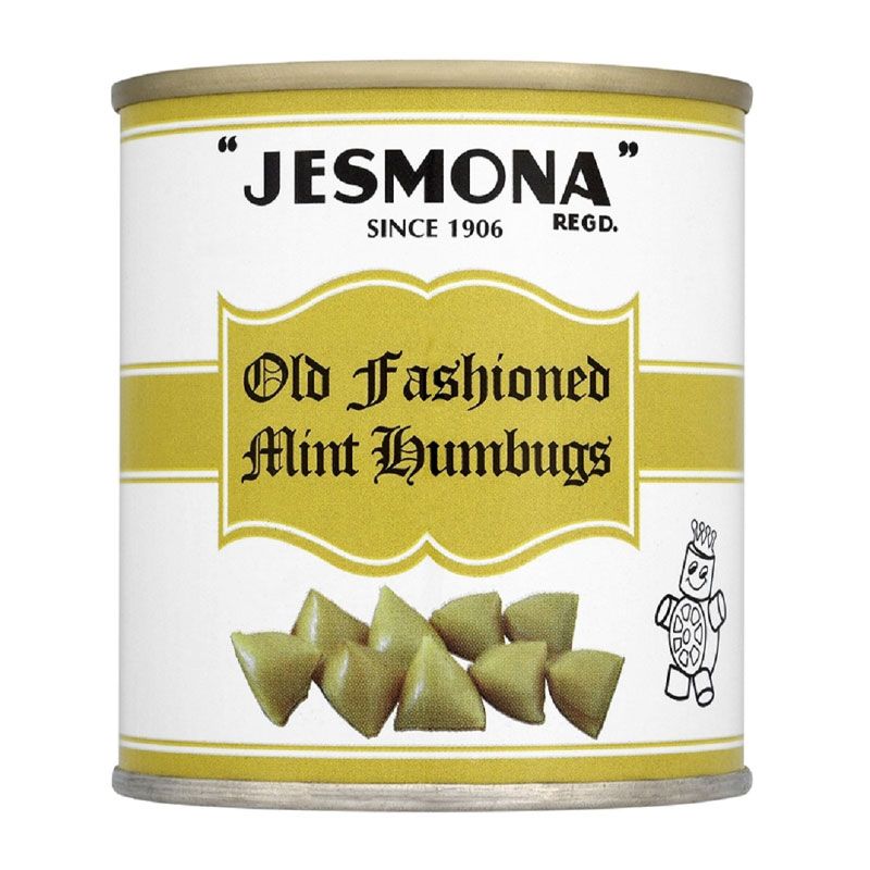 Jesmona Old Fashioned Mint Humbugs 250g - MINT FLAV. SWEETS WITH TOFFEE CENTRE