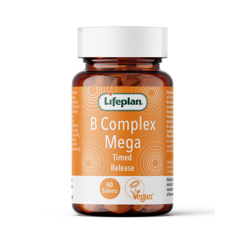 Lifeplan Vitamin B Complex Mega Timed Release 60 Tablets