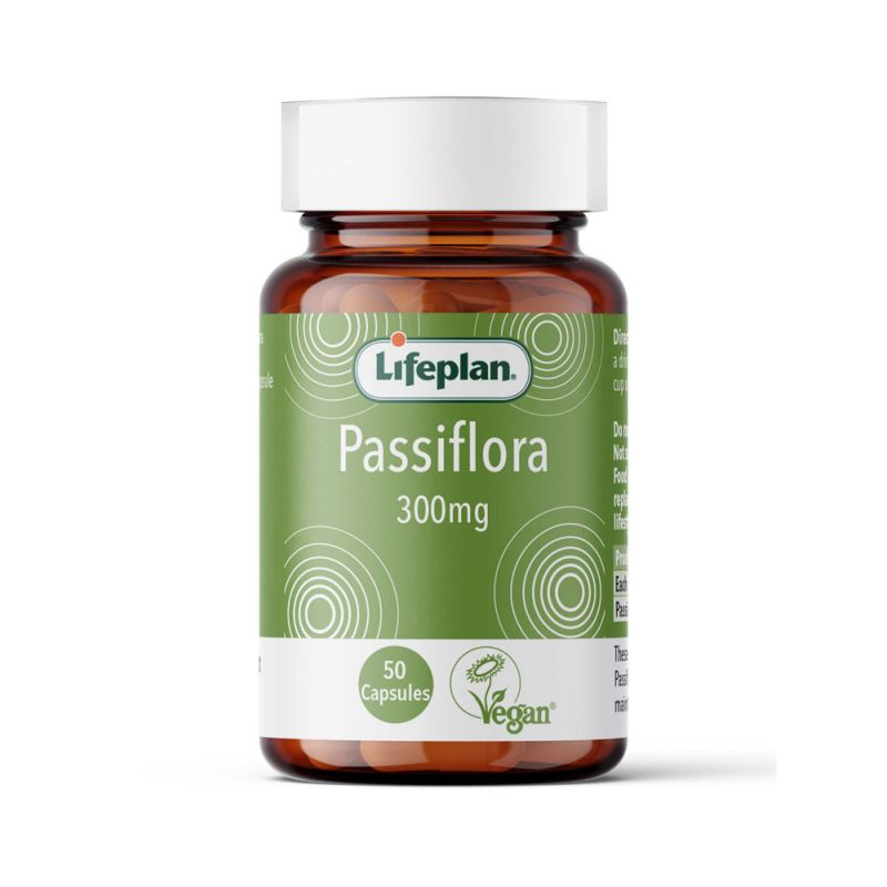Lifeplan Passiflora 300mg 50 Capsules Additive Free