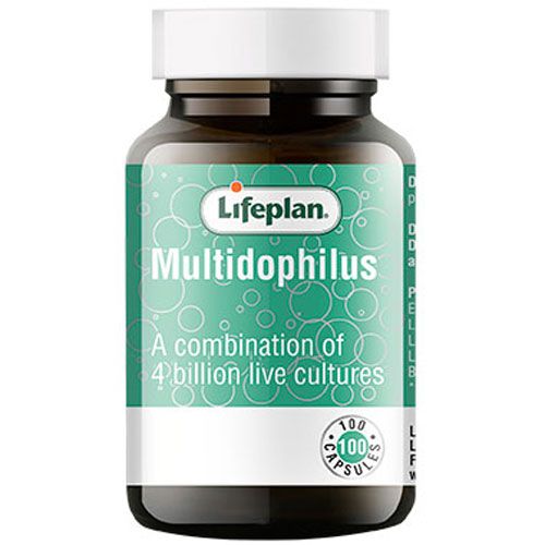 Lifeplan Multidophilus 100 Capsules - 4 Billion Live Cultures