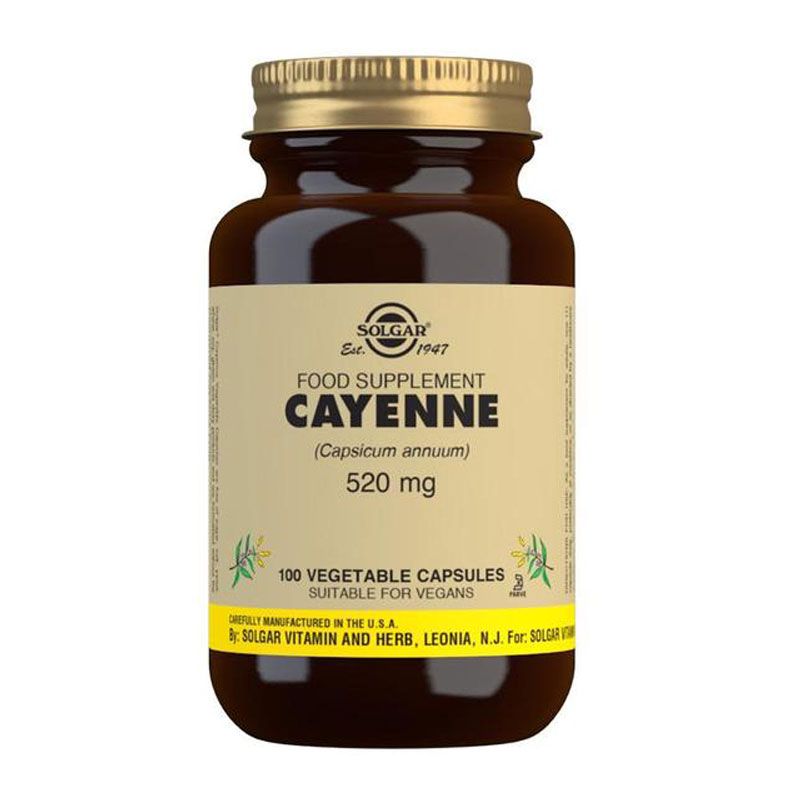 Solgar Cayenne 520 mg - 100 Vegicaps