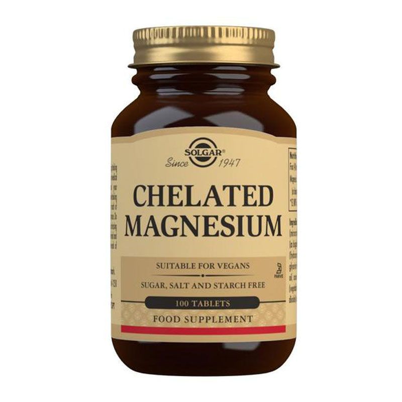 Solgar Chelated Magnesium 100 Tablets    
