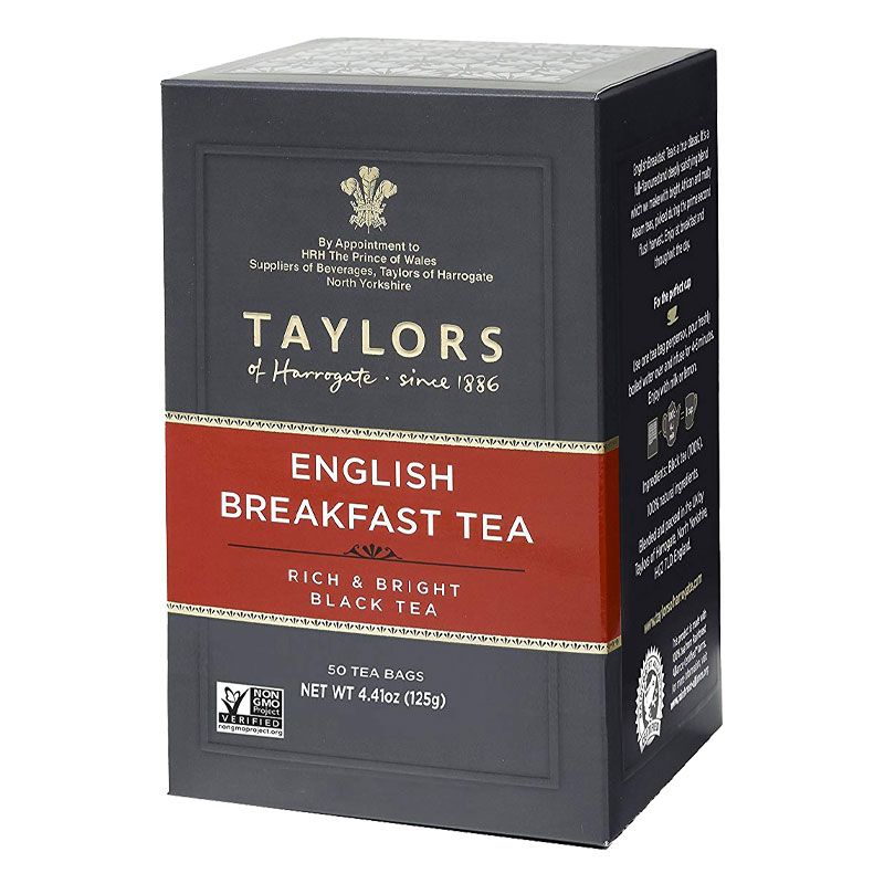 Taylors of Harrogate English Breakfast Tea - 20 Wrapped & Tagged Tea Bags