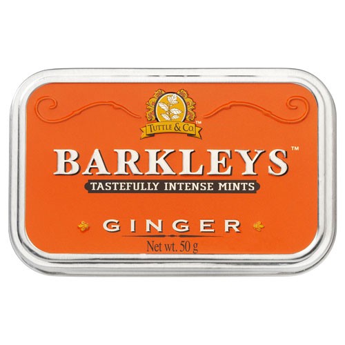 Barkleys Tastefully Intense Mints Ginger 50g