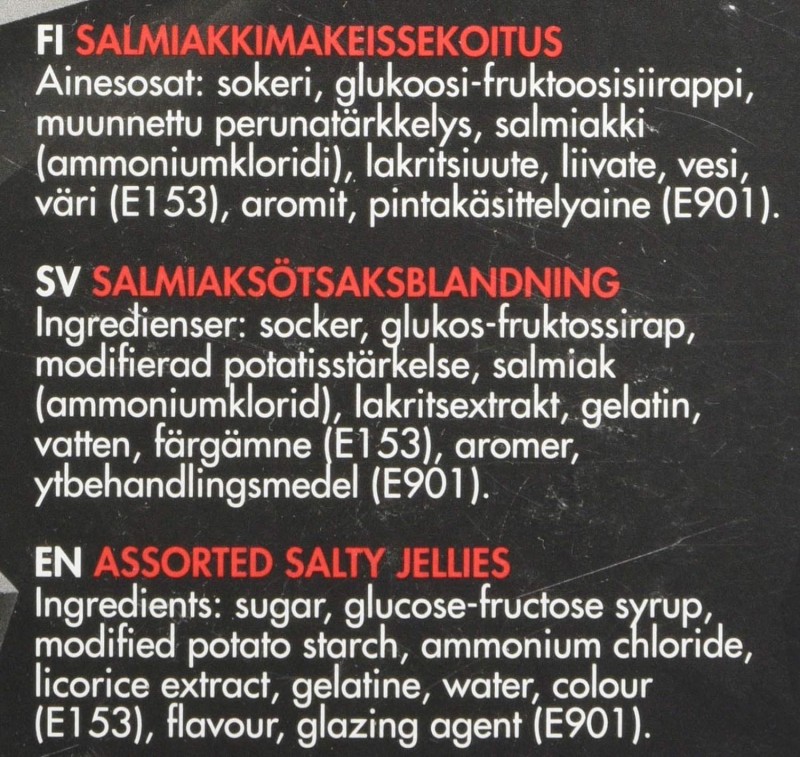 Halva Real Salmiac Assorted Salty Licorice (L