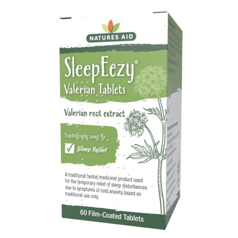 natures aid sleepeezy valerian root extract 150mg 60 tablets