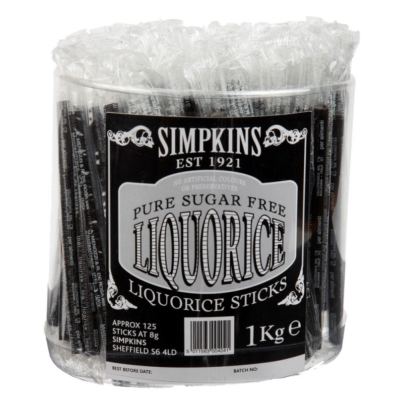 Simpkins Pure Sugar Free Hard Thin Liquorice 