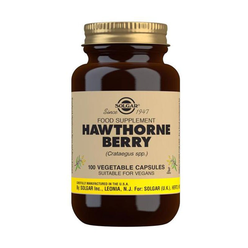 solgar hawthorne berry 520mg - 100 vegicaps