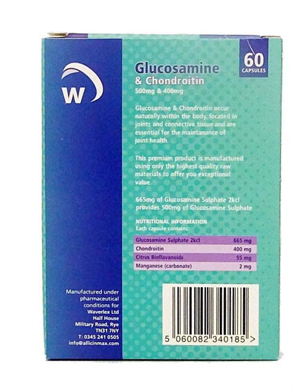 Waverlex Glucosamine & Chondroitin 60 Capsule