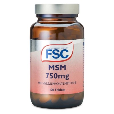 FSC MSM (Methylsulphonylmethane) 750mg 120 Tablets