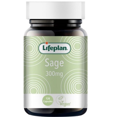 Lifeplan Sage 300mg - 120 Veg. Capsules Additive Free