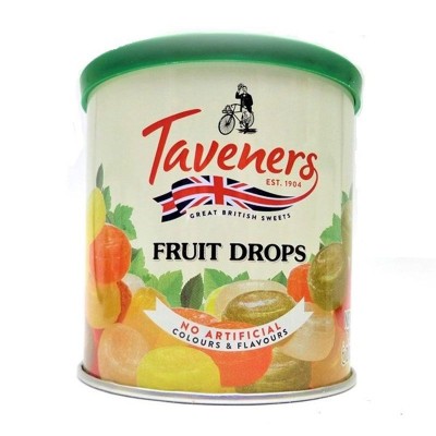 Taveners Fruit Drops 200g Tin