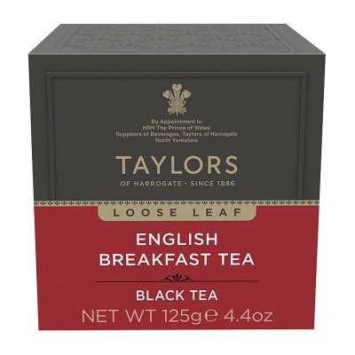 Taylors of Harrogate English Breakfast Leaf Tea 125g Carton