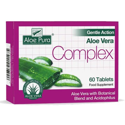 Aloe Pura GENTLE Action Aloe Vera Complex 60 Tablets 
