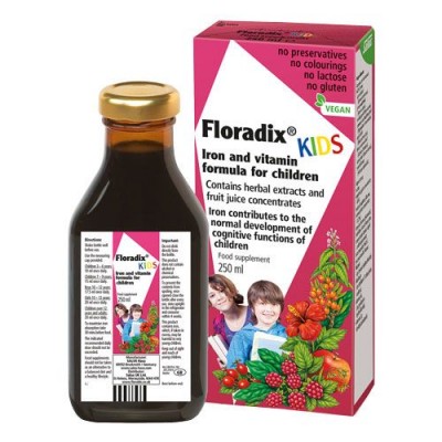 Floradix KIDS Liquid Iron & Vitamin Formula for Children 250ml