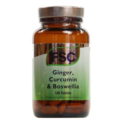 FSC Ginger Curcumin & Boswellia 120 Tablets
