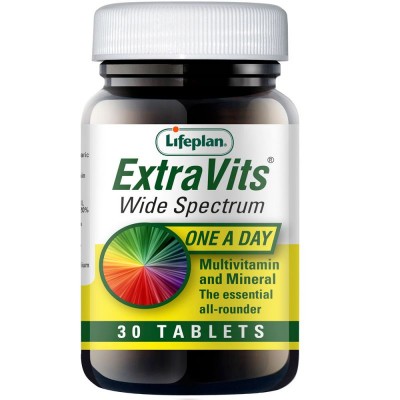 Lifeplan Extravits Multivitamin & Mineral 30 Tablets ONE A DAY