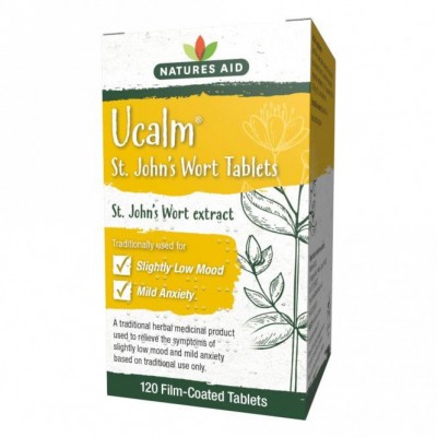 Natures Aid Ucalm St Johns Wort 300mg - 120 T