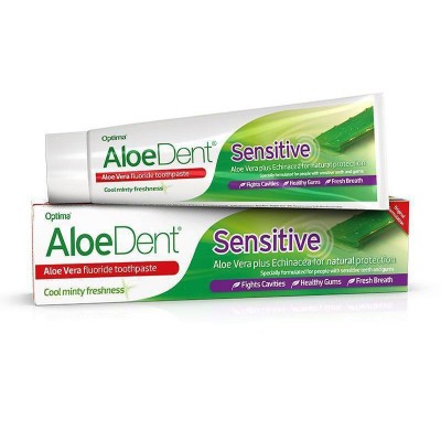 Optima AloeDent Aloe Vera Sensitive Toothpaste 100ml with Fluoride