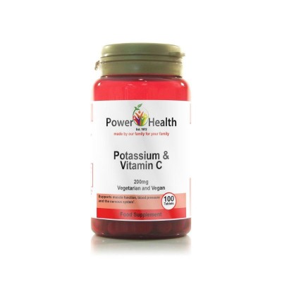 Power Health Potassium 200mg + Vitamin C - 10