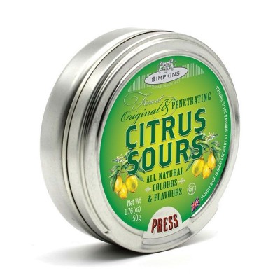 Simpkins Citrus Sours 50g Pocket Tin 
