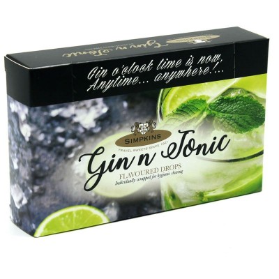 Simpkins Non-Alcoholic Gin and Tonic Flavoured Drops 120g