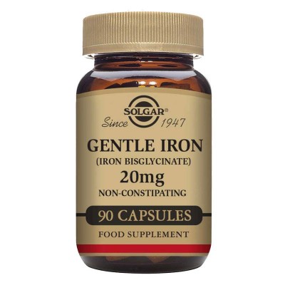 Solgar Gentle Iron 20 mg  - 90 Vegicaps   NON-CONSTIPATING