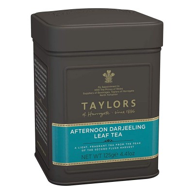 Taylors of Harrogate Afternoon Darjeeling Leaf Tea 125g Caddy