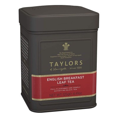 Taylors of Harrogate English Breakfast Leaf Tea 125g Caddy