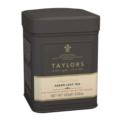 Taylors of Harrogate Single Estate Assam  Leaf Tea 125g in Elegant Caddy 