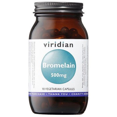 Viridian Bromelain 500mg - 90 Vegetarian Capsules